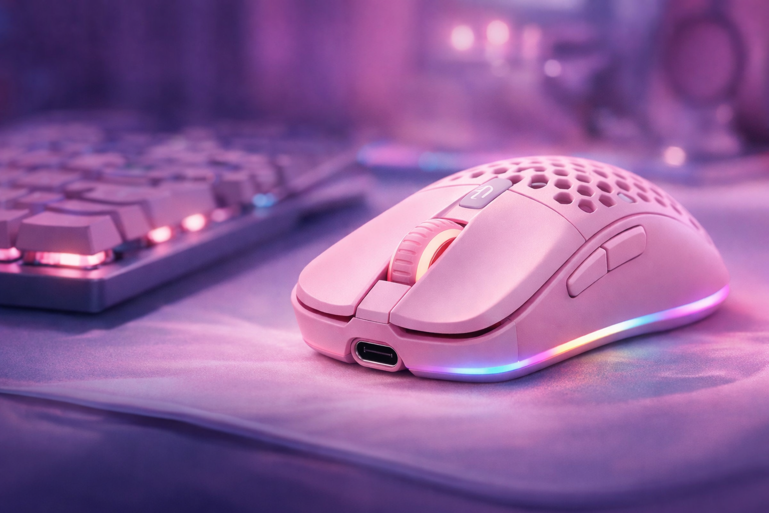 STORIA Gaming Mouse “Shion Haze Pink” Released – Ultra-Light Power Meets Precision
